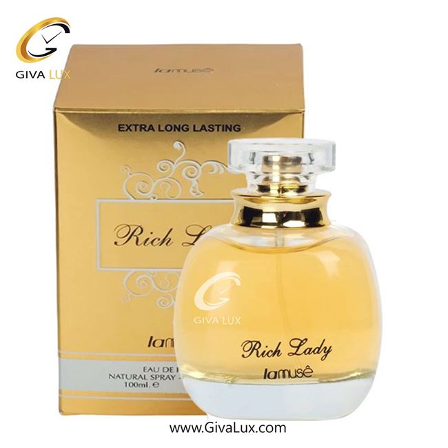  ادو پرفیوم  زنانه لاموس اورجینال مدل La Muse Rich Lady | ریچ لیدی رایحه مشابه شنل کوکو مادمازل حجم  100 میل